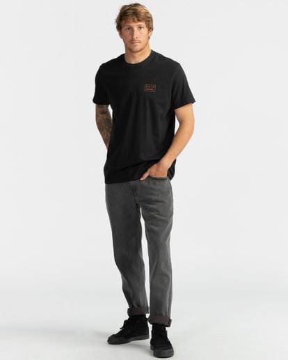4 Die Cut - T-Shirt for Men Black S1SS42BIP0 Billabong