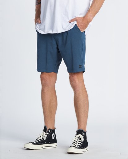 1 Crossfire Mid 19" - Submersible Shorts für Herren Blau S1WK21BIP0 Billabong