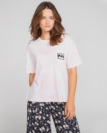 0 Arch - Oversized T-Shirt for Women Pink S3SS50BIMU Billabong