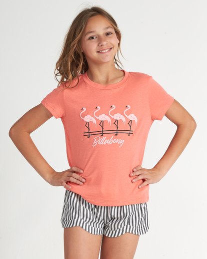 Girls pink deals t shirt