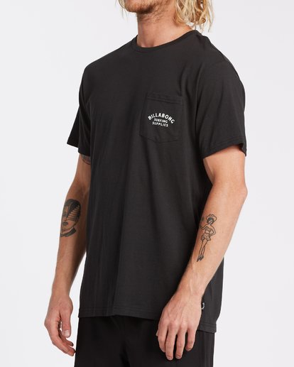 2 Surfing Goods - Camiseta para Hombre Negro T1SS19BIS0 Billabong