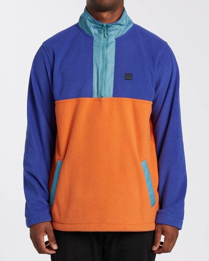 0 Adventure Division Collection Boundary Mock Lite - Polaire demi-zip pour Homme Bleu U1FL29BIF0 Billabong