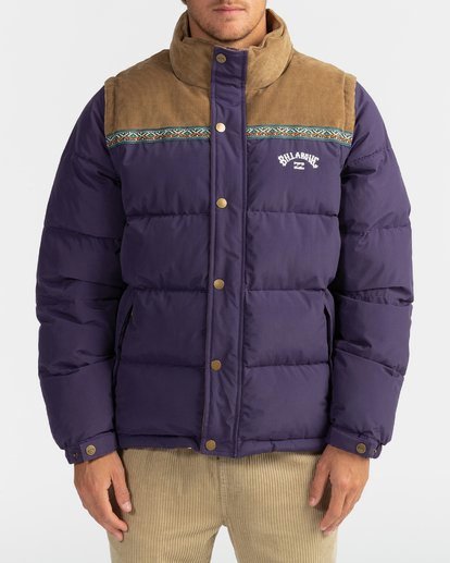 0 Heritage - Puffer Jacket for Men Purple U1JK39BIF0 Billabong