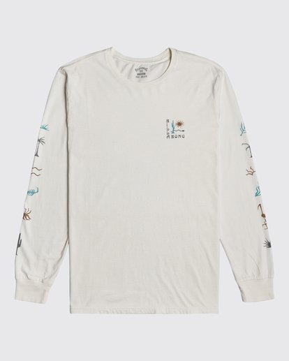 3 Hot Springs - Long Sleeve T-Shirt for Men White U1LS25BIF0 Billabong