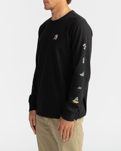 2 Hot Springs - Long Sleeve T-Shirt for Men Black U1LS25BIF0 Billabong