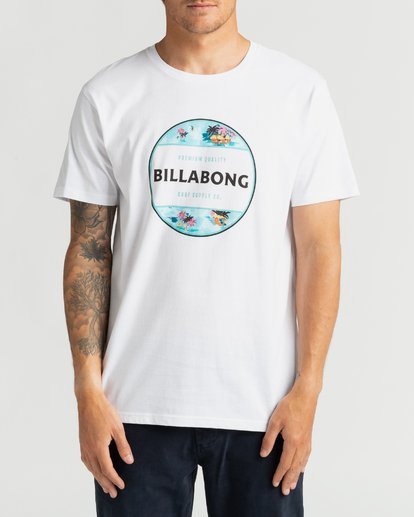 0 Rotor Fill - T-Shirt for Men White U1SS63BIF0 Billabong