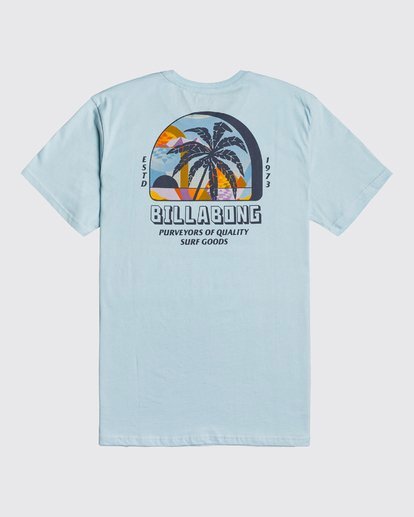 4 Palmas - T-Shirt for Men Blue U1SS78BIF0 Billabong