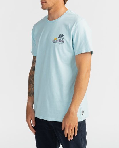 2 Palmas - T-Shirt for Men Blue U1SS78BIF0 Billabong