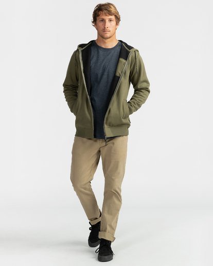9 Adventure Division Collection Alpine - Zip-Up Hoodie for Men  U1ZH02BIF0 Billabong