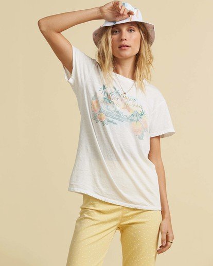 1 Salty Blonde Not A Tourist - High Neck Top for Women Beige U3KT31BIF0 Billabong
