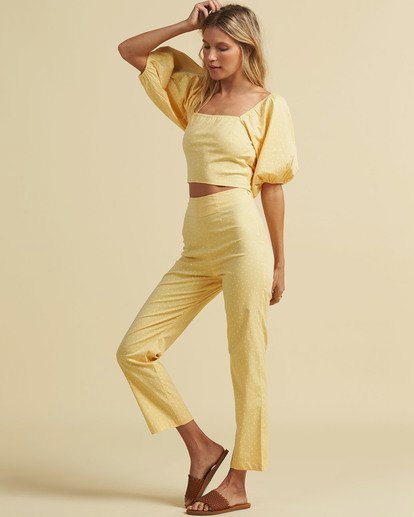 2 Salty Blonde Moonlight&nbsp; - Trousers for Women Yellow U3PT31BIF0 Billabong