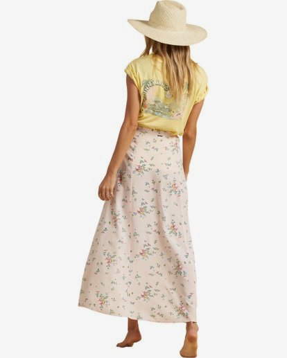 3 Salty Blonde Peachy Keen&nbsp; - Maxi Skirt for Women Purple U3SK30BIF0 Billabong