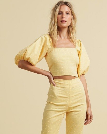 1 Salty Blonde Sun Glow&nbsp; - Top for Women Yellow U3TP31BIF0 Billabong