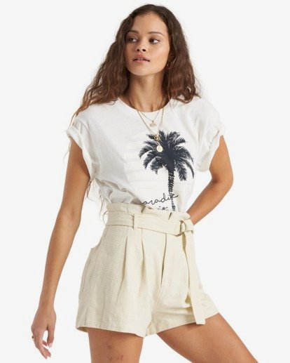 2 Crystal Tides Island Getaway - Shorts for Women White U3WK42BIMU Billabong