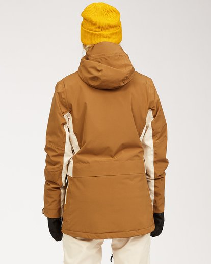 2 Adventure Division Collection Trooper Stx - Waterproof Jacket for Women Brown U6JF20BIF0 Billabong