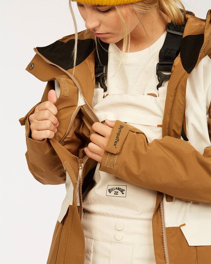 5 Adventure Division Collection Trooper Stx - Waterproof Jacket for Women Brown U6JF20BIF0 Billabong