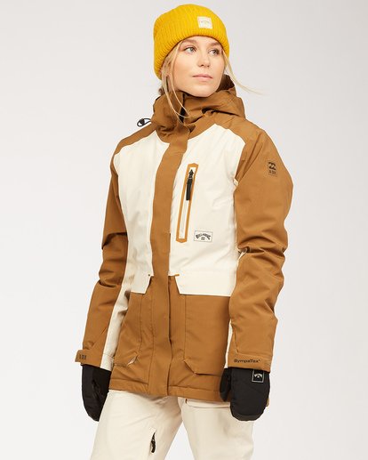 3 Adventure Division Collection Trooper Stx - Waterproof Jacket for Women Brown U6JF20BIF0 Billabong