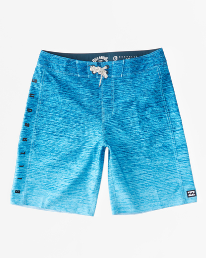 0 Boy's All Day Heather OG Boardshorts 18" Blue UBBBS00111 Billabong