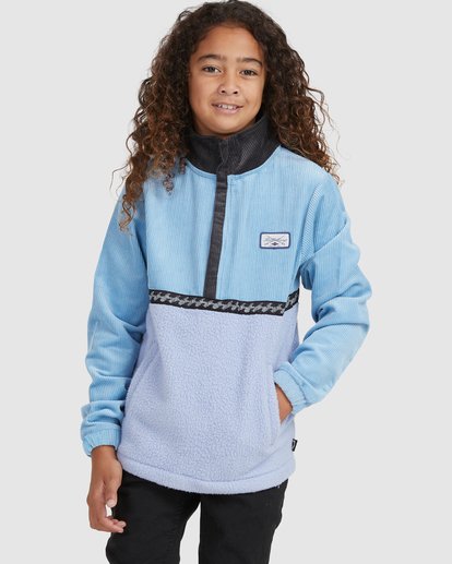 0 Boy's Space Cow Half-Zip Pullover Blue UBBFT00100 Billabong