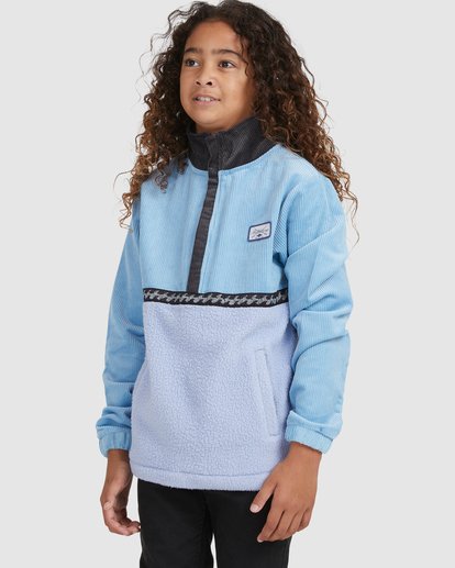 1 Boy's Space Cow Half-Zip Pullover Blue UBBFT00100 Billabong