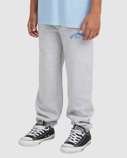 1 Boys 8-16 Core Arch Track Pants Grey UBBNP00101 Billabong