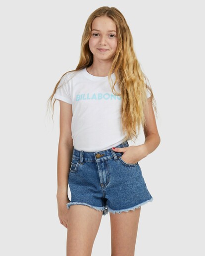 0 Girls 6-14 Avalon Shorts Blue UBGDS00100 Billabong