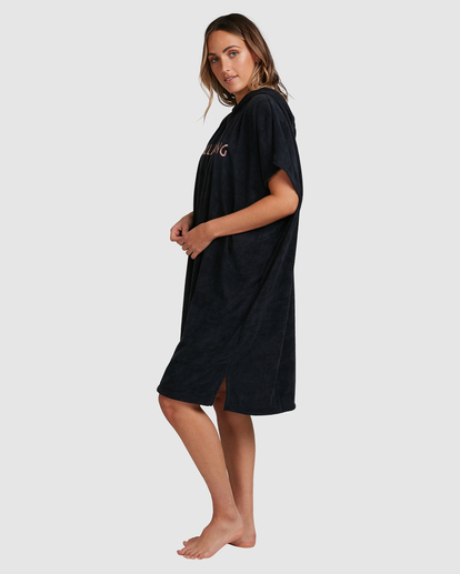 3 Billabong Hooded Towel Black UBJAA00131 Billabong