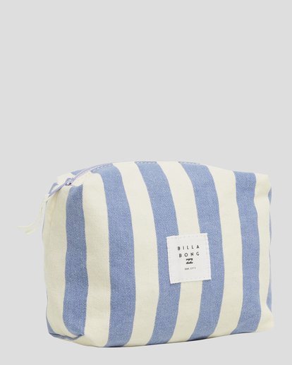 1 Waive Stripe Make Up Bag Blue UBJBL00100 Billabong