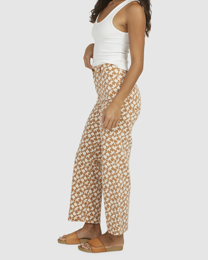 7 Sundial Cropped Pants Brown UBJDP00107 Billabong