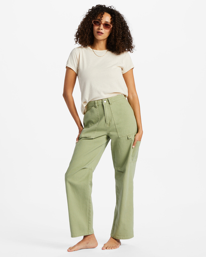 1 Leia Jeans Green UBJDP00110 Billabong