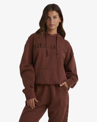 0 Baseline Pop Hoodie Brown UBJFT00188 Billabong