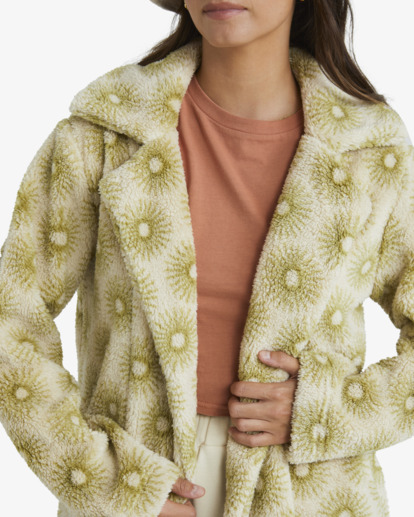 4 Brick Lane Cozy Teddy Jacket Beige UBJJK00121 Billabong