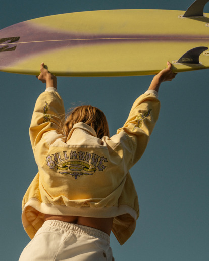 0 Since 73 - Jacke mit Reißverschluss für Frauen Gelb UBJJK00151 Billabong