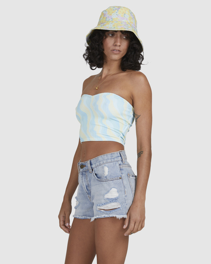 3 My Wave Top Strapless Bodycon Top Multicolor UBJKT00151 Billabong