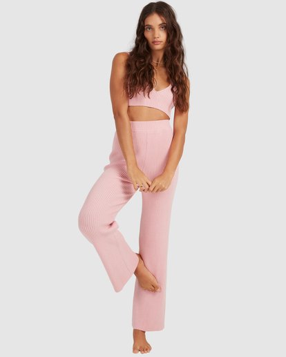 2 Sandstorm Knit Pants Pink UBJNP00112 Billabong