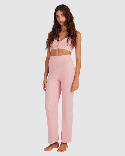 3 Sandstorm Knit Pants Pink UBJNP00112 Billabong