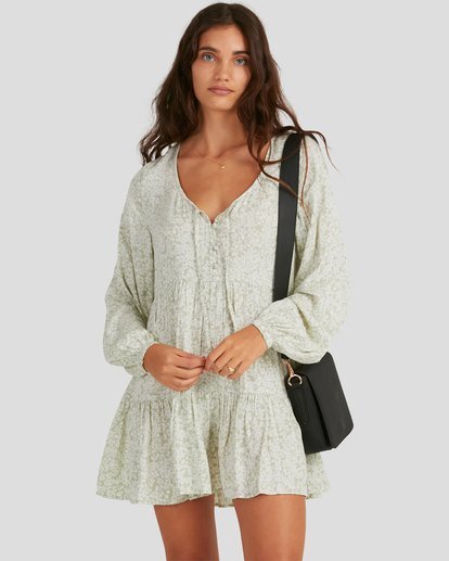 0 Lost Light Long Sleeve Dress  UBJWD00162 Billabong