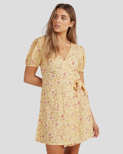 4 Sunlit Wrap Dress  UBJWD00167 Billabong