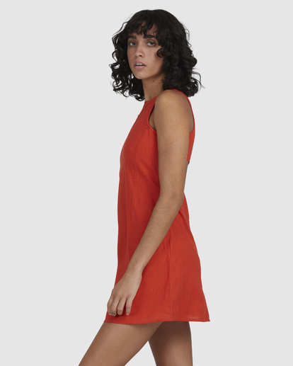 red billabong dress