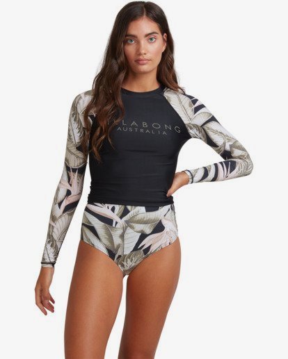 8 Hideaway Crop Rash Vest  UBJWR00102 Billabong