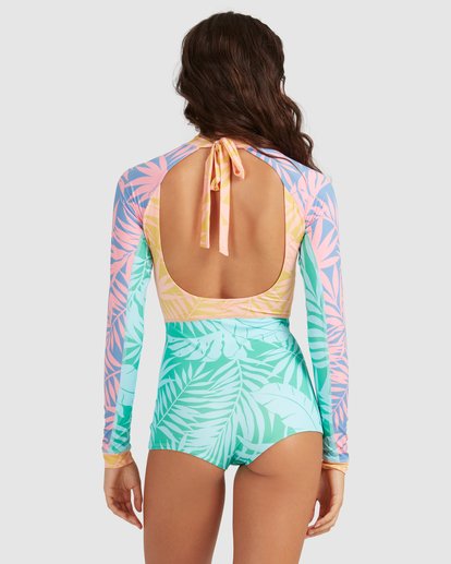 2 Mystic Beach Long Sleeve Swimsuit Multicolor UBJWR00116 Billabong
