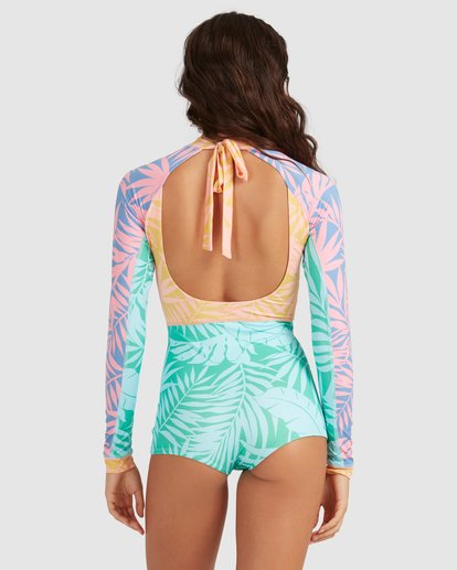 2 Mystic Beach Bodysuit Rash Vest  UBJWR00116 Billabong