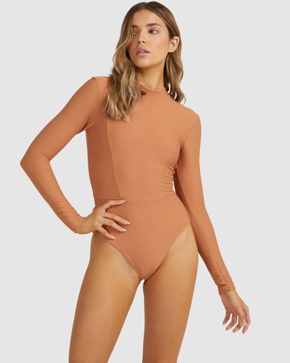 0 Tanlines Bodysuit Brown UBJWR00118 Billabong