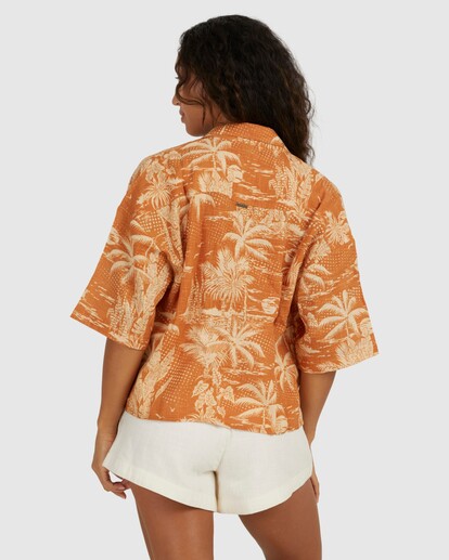 2 Dream Days Short Sleeve Shirt Yellow UBJWT00165 Billabong