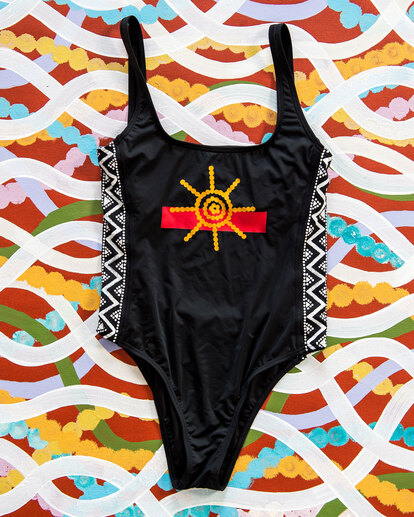 1 Otis Sunrise One-Piece Swimsuit Black UBJX100235 Billabong