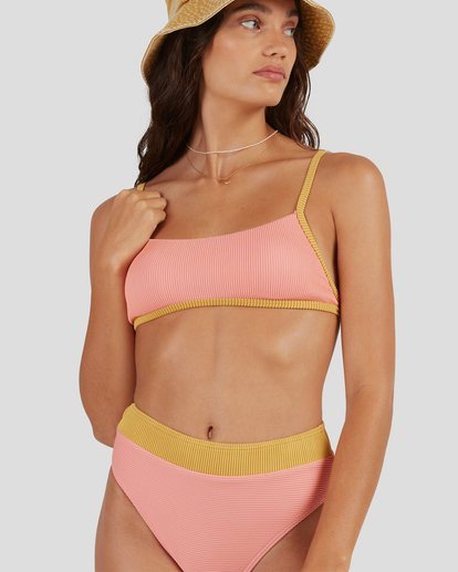 5 Hi Life Billie Bralette Bikini Top Yellow UBJX300156 Billabong