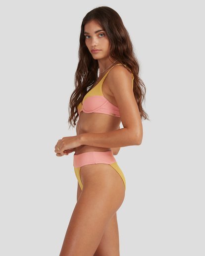 2 Hi Life Aruba Bikini Bottoms Yellow UBJX400183 Billabong