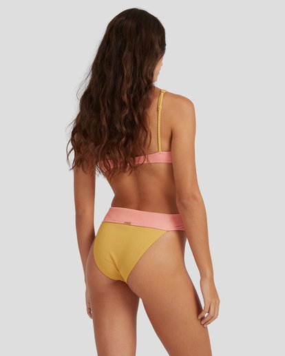 2 Hi Life Aruba Bikini Bottoms Yellow UBJX400183 Billabong
