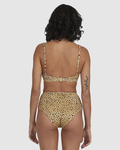 2 Well Spotted Leopard Print Hawaii Retro Bikini Bottoms  UBJX400188 Billabong