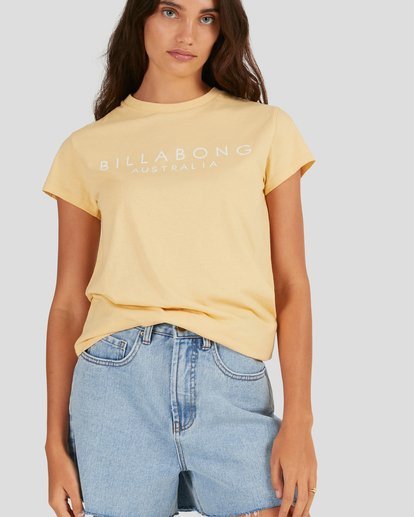 4 Serenity Short Sleeve T-Shirt Yellow UBJZT00115 Billabong